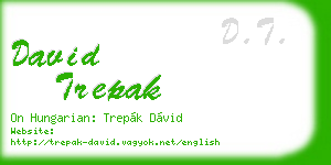 david trepak business card